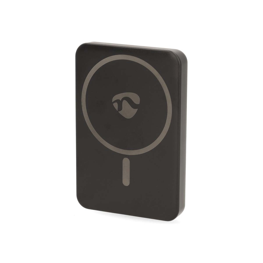 Powerbank 2-in-1 magnetisch mit kabellosem MagSafe-Laden 5000 mAh schwarz