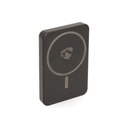 Powerbank 2-in-1 magnetisch mit kabellosem MagSafe-Laden 5000 mAh schwarz