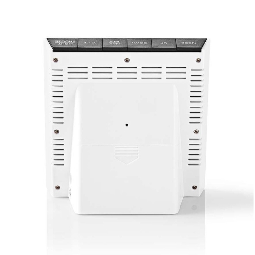 Wetterstation mit Farb-LCD-Anzeige 230V/3xAAA + 2xAA schwarz