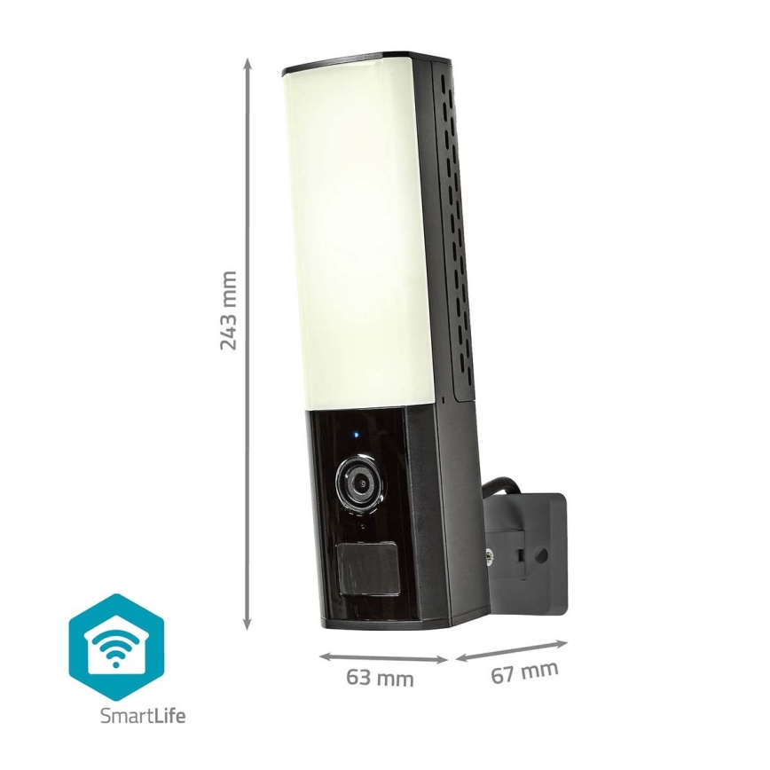 Intelligente Außenkamera Smartlife Full HD 1080p mit LED-Beleuchtung Wi-Fi Tuya IP65