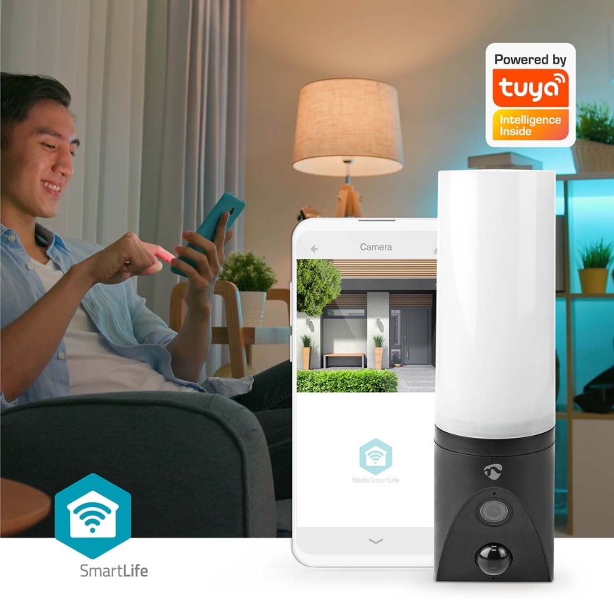 Intelligente Außenkamera SmartLife Full HD 1080p mit LED-Beleuchtung Wi-Fi Tuya IP65