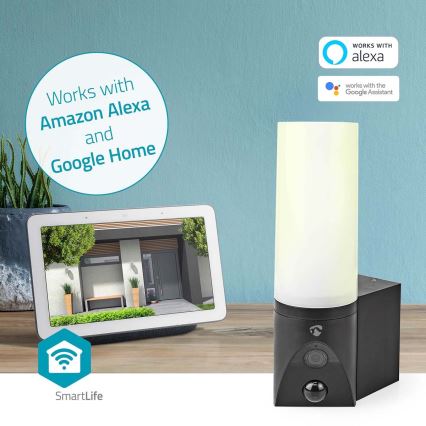 Intelligente Außenkamera SmartLife Full HD 1080p mit LED-Beleuchtung Wi-Fi Tuya IP65