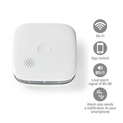 Rauchmelder SmartLife 3V/1xCR123A Wi-Fi Tuya