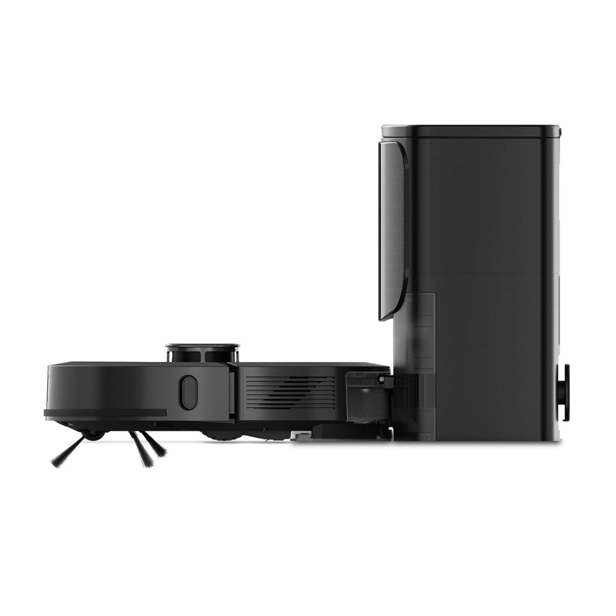 Intelligenter Saugroboter mit Wischfunktion SmartLife 5200 mAh Wi-Fi Tuya Schwarz + Fernbedienung