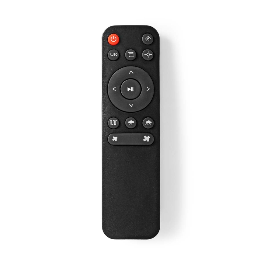 Intelligenter Saugroboter mit Wischfunktion 28W/2500 mAh WLAN Schwarz + Fernbedienung