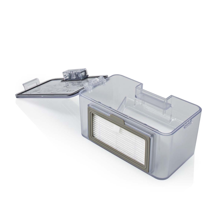 Intelligenter Saugroboter mit Wischfunktion 28W/2500 mAh WLAN Schwarz + Fernbedienung