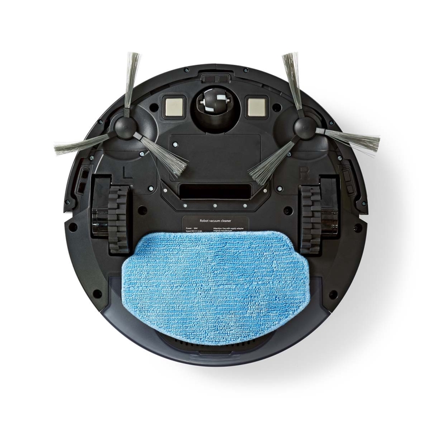 Intelligenter Saugroboter mit Wischfunktion 28W/2500 mAh WLAN Schwarz + Fernbedienung