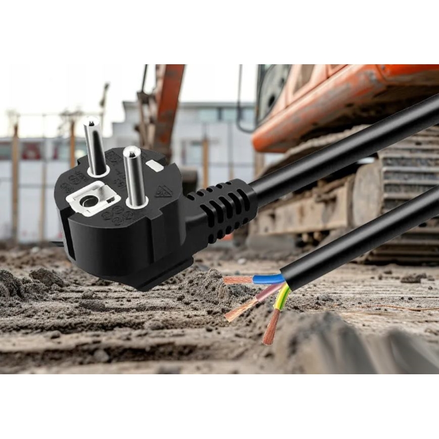 Netzkabel 3 m 230 V schwarz