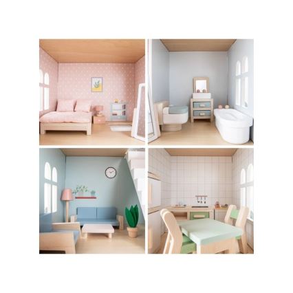 New Classic Toys - Holz-Puppenhaus