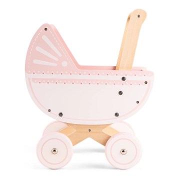 New Classic Toys - Holzpuppenwagen rosa