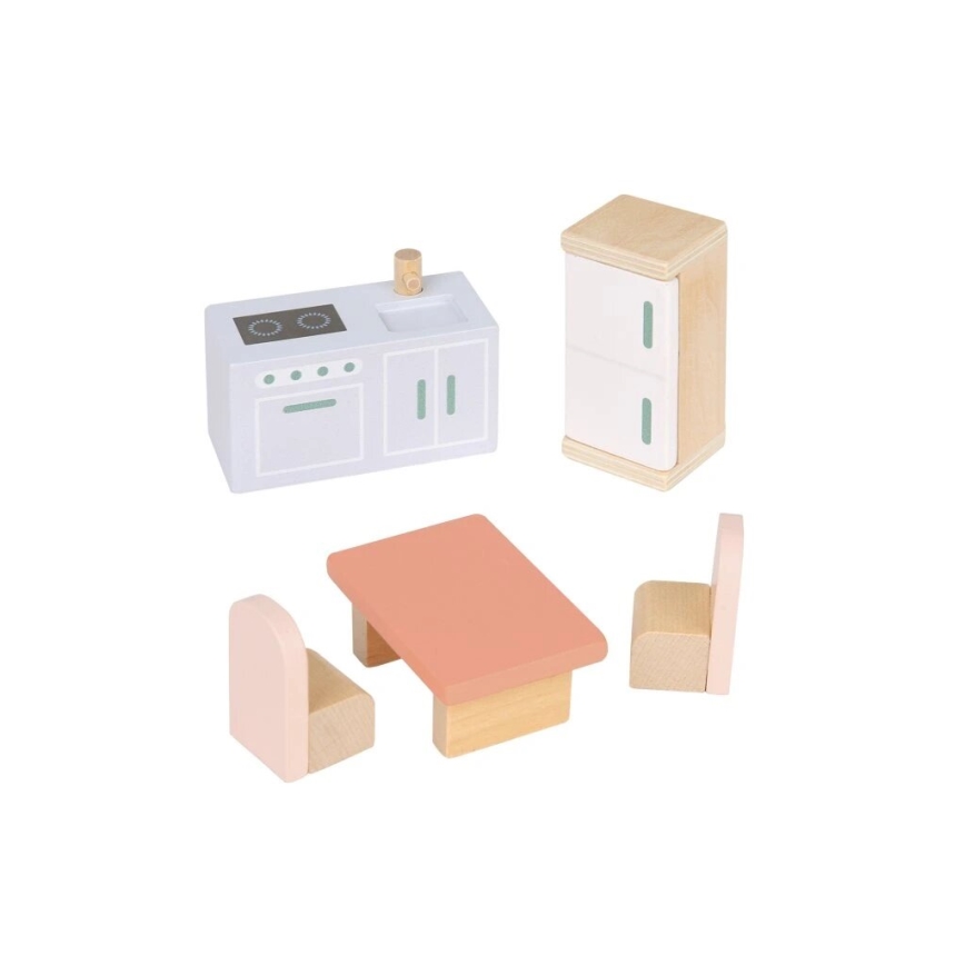 New Classic Toys - Rotes Puppenhaus aus Holz