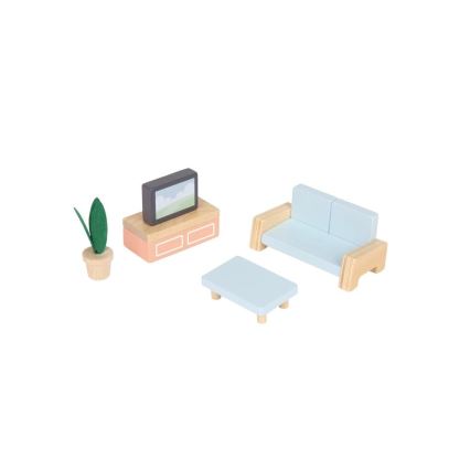 New Classic Toys - Rotes Puppenhaus aus Holz