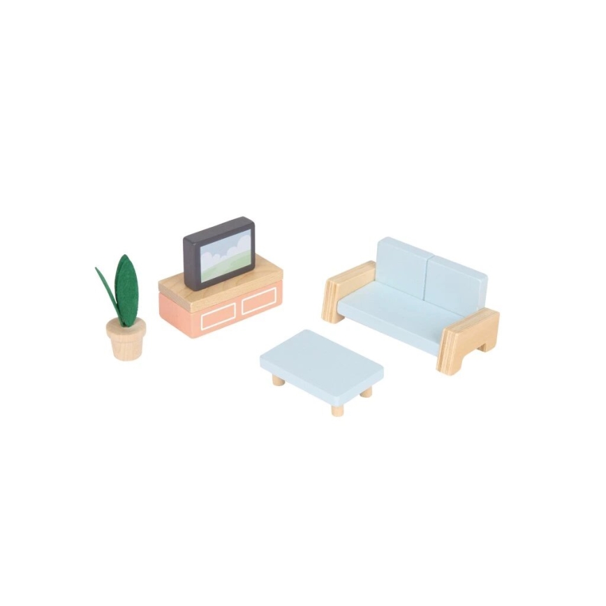 New Classic Toys - Rotes Puppenhaus aus Holz