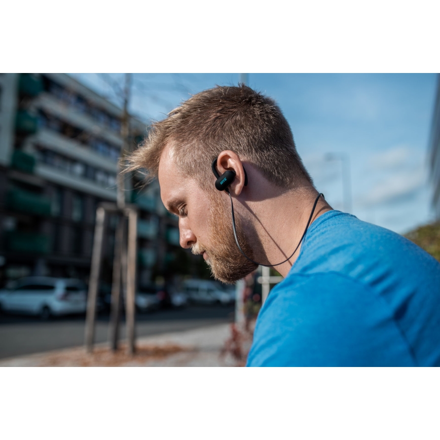 Niceboy HIVE sport 2 - Sportkopfhörer mit Mikrofon IPX5 schwarz
