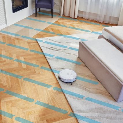 Niceboy ION Charles i4 - Smart-Staubsaugerroboter  2in1 4400 mAh Wi-Fi weiß + Fernbedienung