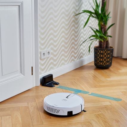 Niceboy ION Charles i4 - Smart-Staubsaugerroboter  2in1 4400 mAh Wi-Fi weiß + Fernbedienung