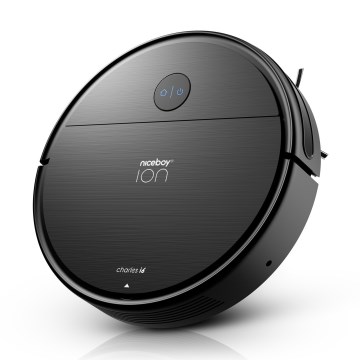 Niceboy ION Charles i6 - Intelligenter 2-in-1 Saugroboter 2600 mAh Wi-Fi Schwarz