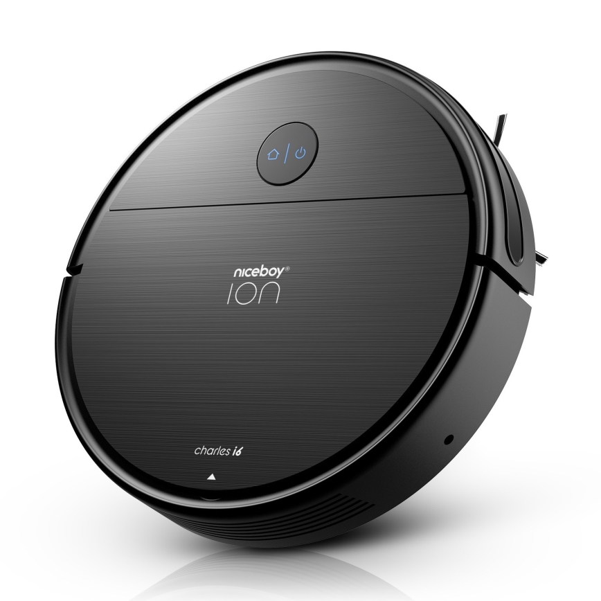 Niceboy ION Charles i6 - Intelligenter 2-in-1 Saugroboter 2600 mAh Wi-Fi Schwarz