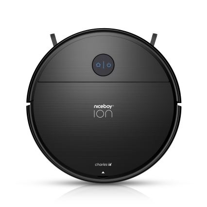 Niceboy ION Charles i6 - Intelligenter 2-in-1 Saugroboter 2600 mAh Wi-Fi Schwarz