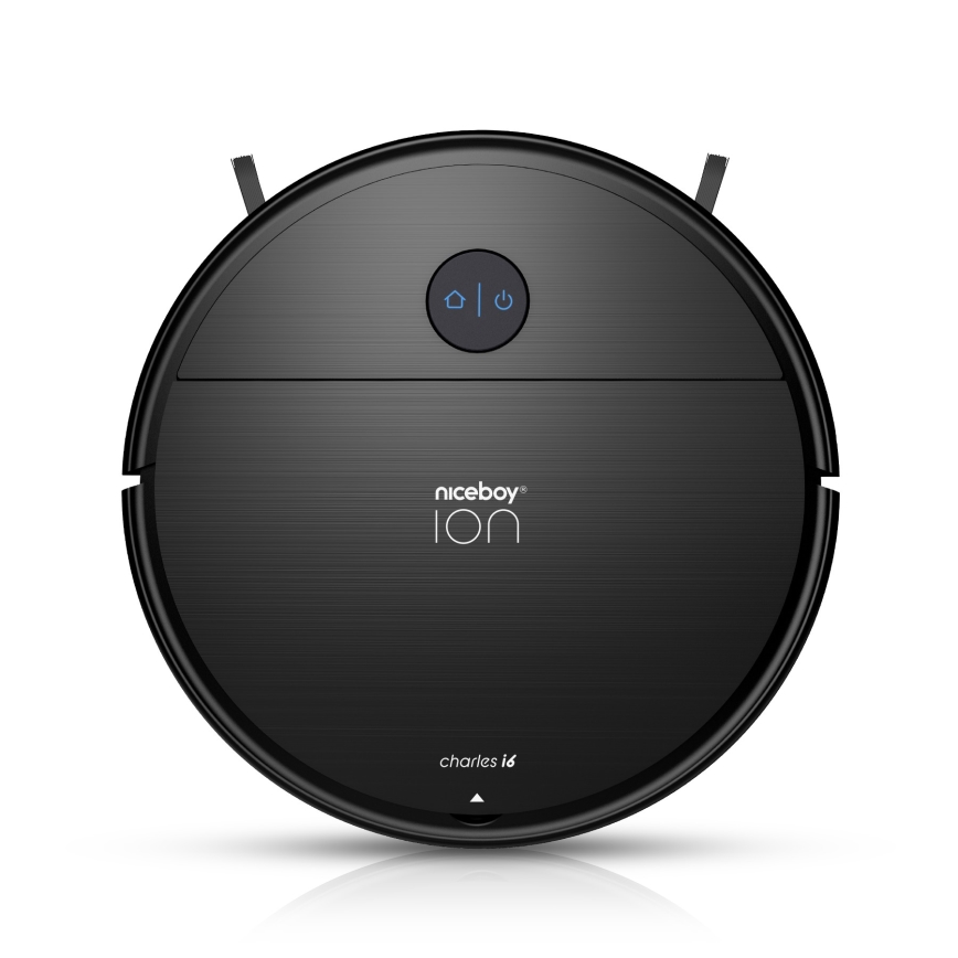 Niceboy ION Charles i6 - Intelligenter 2-in-1 Saugroboter 2600 mAh Wi-Fi Schwarz