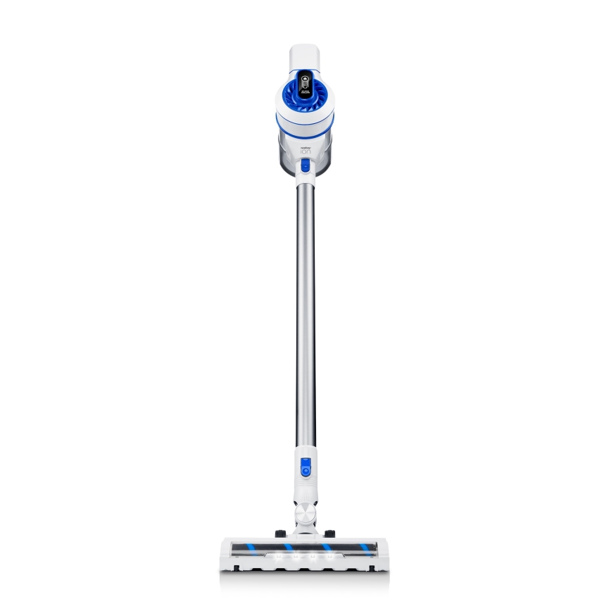 Niceboy ION Hurricane H5 - Kabelloser 2-in-1 Stielsauger 150W/2200 mAh Weiß/Blau