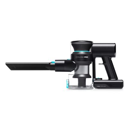 Niceboy ION Hurricane H5 Plus - Kabelloser 2-in-1 Stabstaubsauger 140W/2200 mAh Schwarz