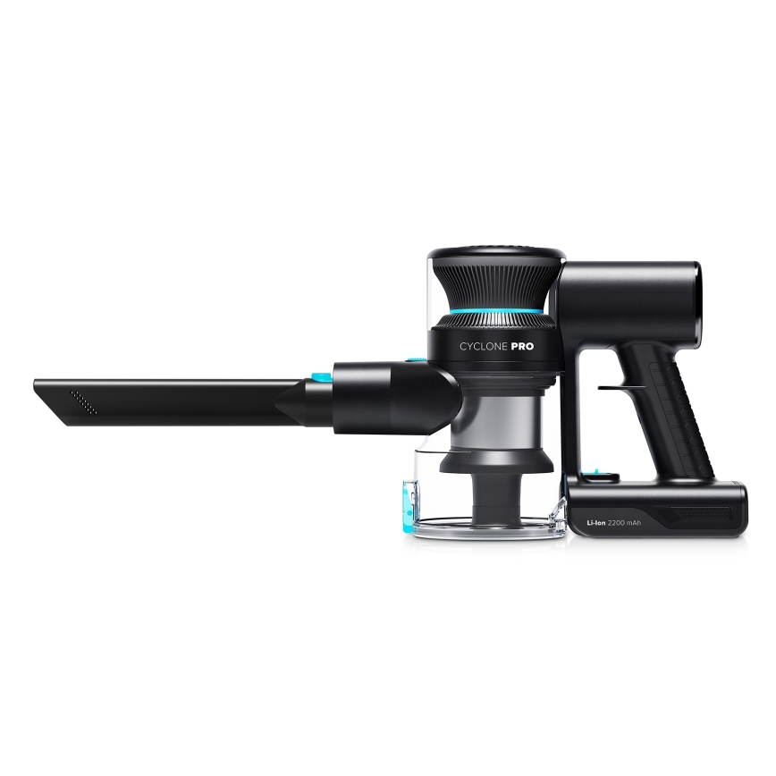 Niceboy ION Hurricane H5 Plus - Kabelloser 2-in-1 Stabstaubsauger 140W/2200 mAh Schwarz