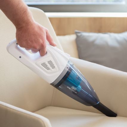 Niceboy ION Hurricane R1 - Wiederaufladbarer Handstaubsauger 50W/2200 mAh Weiß/Blau