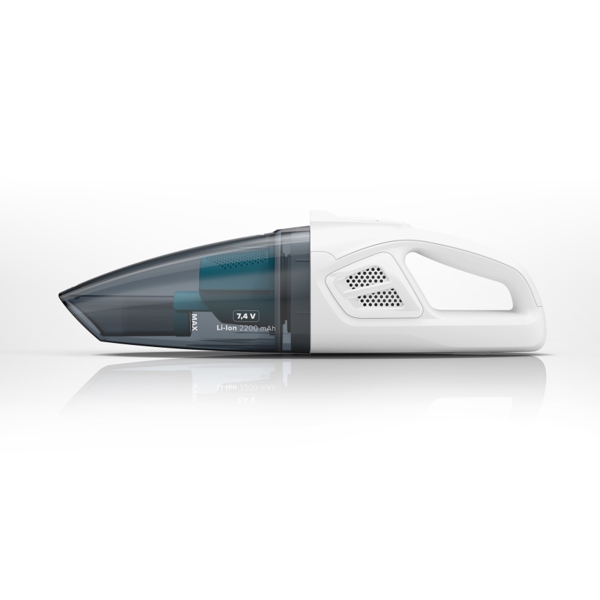Niceboy ION Hurricane R1 - Wiederaufladbarer Handstaubsauger 50W/2200 mAh Weiß/Blau