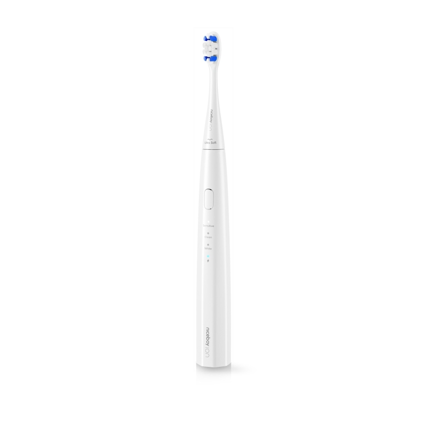 Niceboy ION Sonic Kids - Schallzahnbürste für Kinder 500 mAh IPX7 weiß