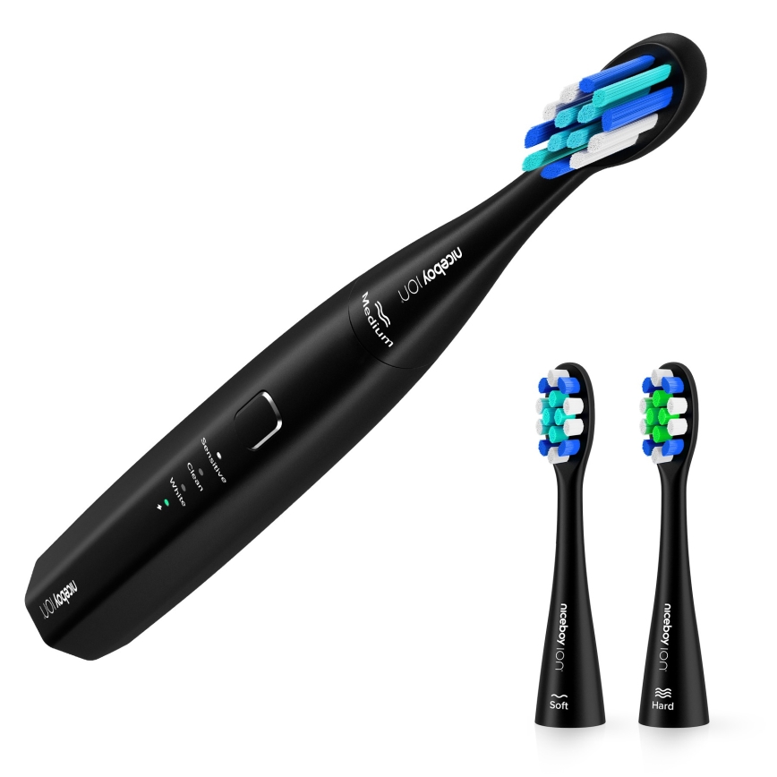 Niceboy ION Sonic Lite - Schallzahnbürste 500 mAh IPX7 Schwarz