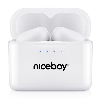 Niceboy Podsie 4 - Kabellose Kopfhörer IP54 Weiß