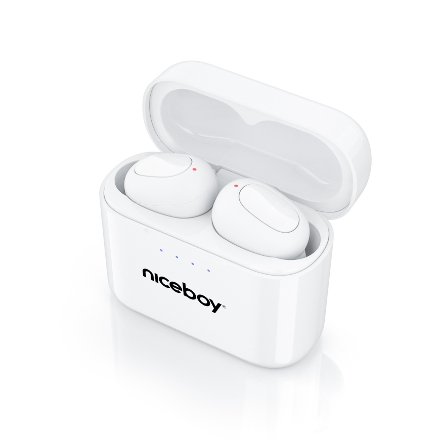 Niceboy Podsie 4 - Kabellose Kopfhörer IP54 Weiß