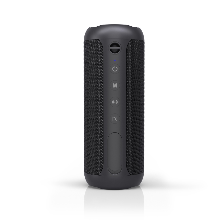 Niceboy Polaris - LED kabelloser Lautsprecher mit Mikrofon 30W/2000 mAh IPX7 schwarz