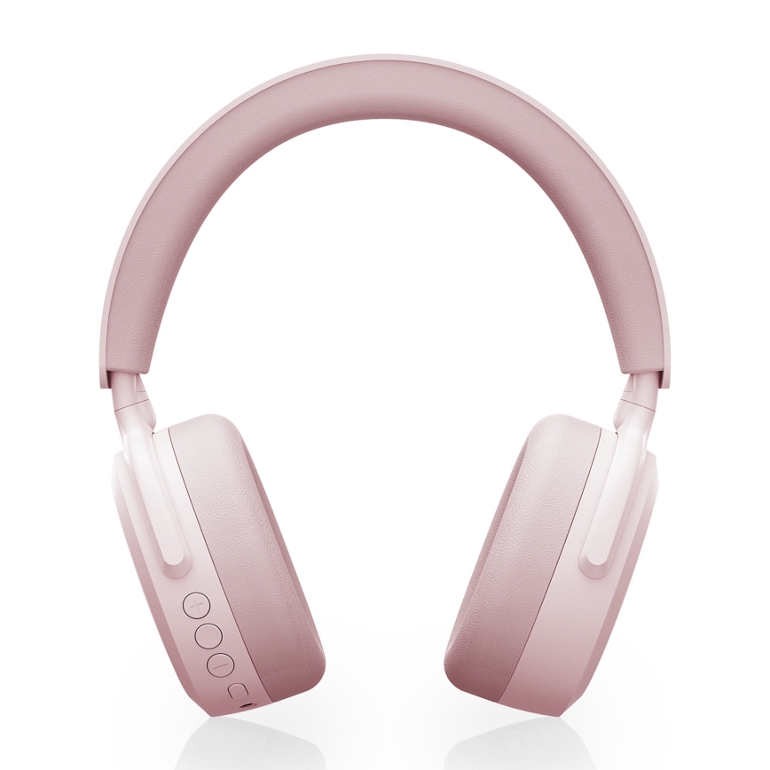 Niceboy Sora - Kabellose Kopfhörer mit Mikrofon, 250-mAh-Akku, IPX4, rosa