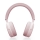 Niceboy Sora - Kabellose Kopfhörer mit Mikrofon, 250-mAh-Akku, IPX4, rosa