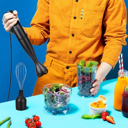 Niceboy Twister T1 Set - Stabmixer mit Zubehör 500W/230V schwarz