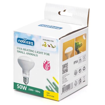 Nobleza - UVA Terrarienlampe E27/50W/230V IP54