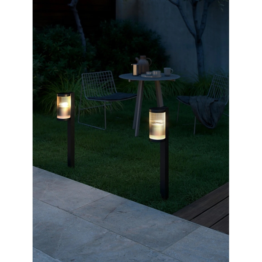 Nordlux - Außenleuchte COUPAR 1xE27/25W/230V IP54 80 cm schwarz