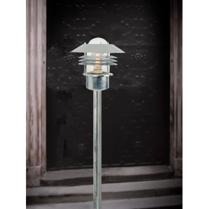 Nordlux - Außenleuchte VEJERS 1xE27/60W/230V IP54 silber