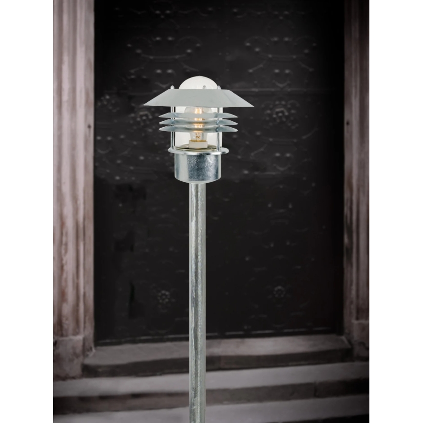 Nordlux - Außenleuchte VEJERS 1xE27/60W/230V IP54 silber