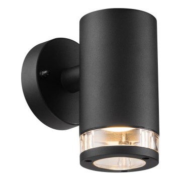 Nordlux - Außenwandleuchte BIRK 1xGU10/28W/230V IP44 schwarz