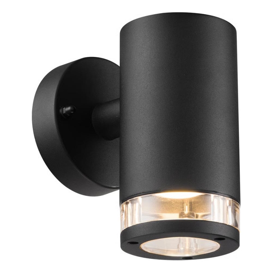 Nordlux - Außenwandleuchte BIRK 1xGU10/28W/230V IP44 schwarz