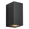 Nordlux - Außenwandleuchte CANTO 2xGU10/28W/230V IP44 schwarz