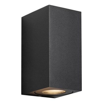 Nordlux - Außenwandleuchte CANTO 2xGU10/28W/230V IP44 schwarz