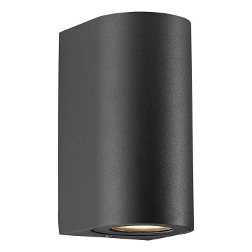 Nordlux - Außenwandleuchte CANTO 2xGU10/28W/230V IP44 schwarz