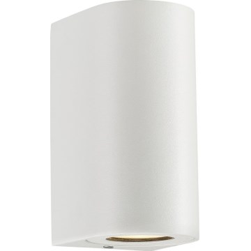 Nordlux - Außenwandleuchte CANTO 2xGU10/28W/230V IP44 weiß