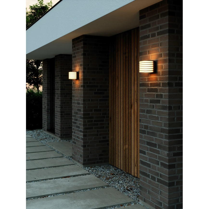 Nordlux - Außenwandleuchte FLUCTUS 1xE27/15W/230V IP44