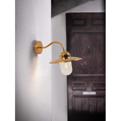 Nordlux - Außenwandleuchte LUXEMBOURG 1xE27/60W/230V IP54 kupferfarben