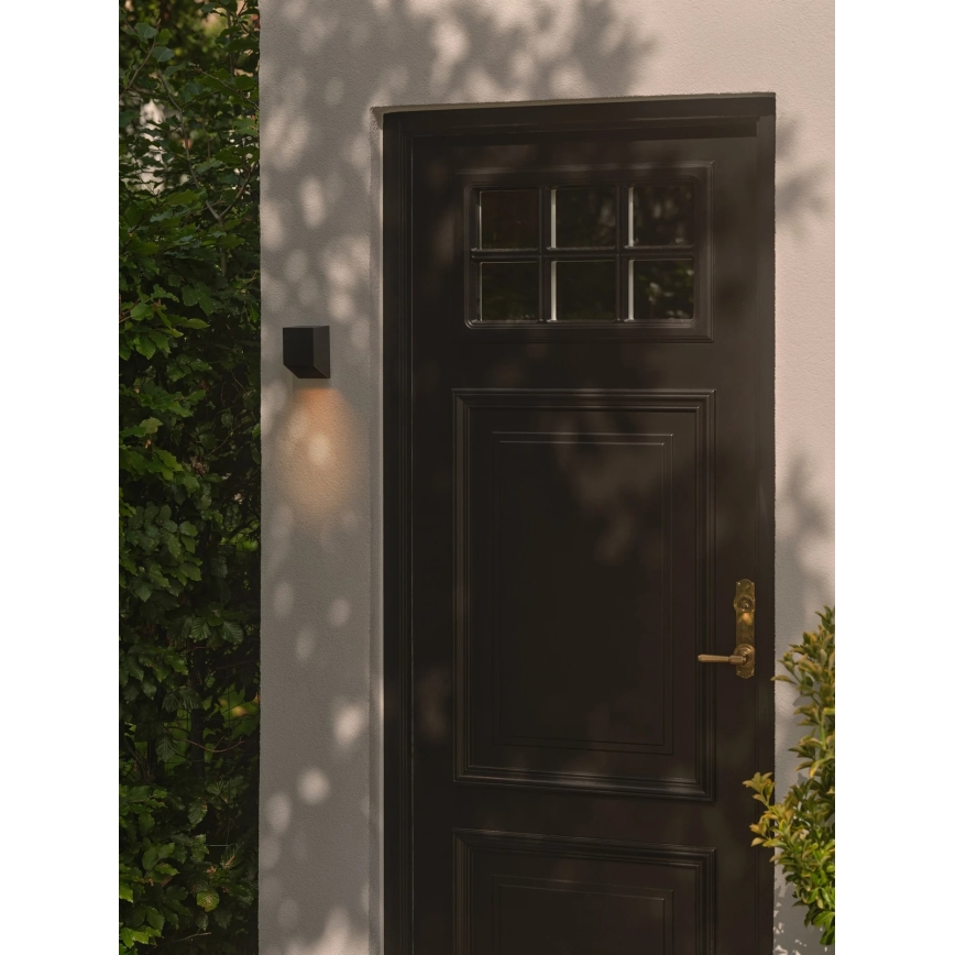 Nordlux - Außenwandleuchte NIKO 1xGU10/25W/230V IP54 schwarz